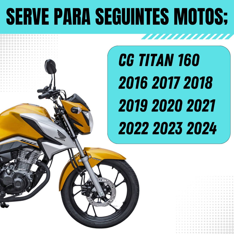 Aba Da Titan 160 2022 Em Diante Par Carenagem Todas As Cores