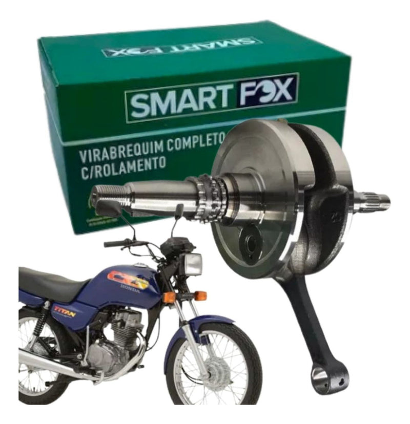 Virabrequim Completo Cg Titan Fan 125 95 96 97 98 99